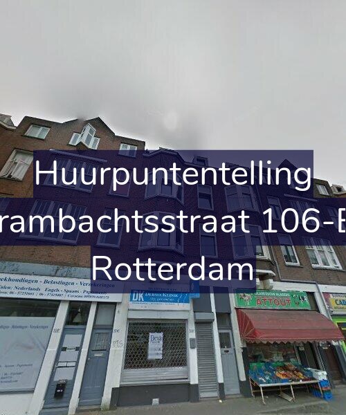 Foto gevel Huurpuntentelling voor Vierambachtsstraat 106-B02, Rotterdam