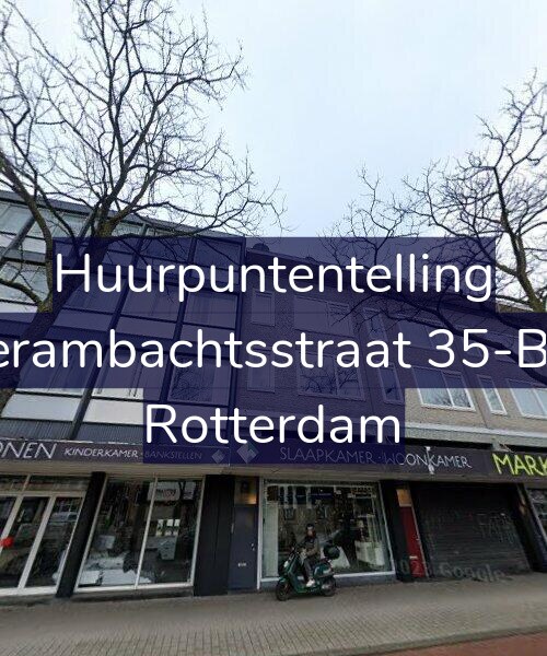 Foto gevel Huurpuntentelling voor Vierambachtsstraat 35-B01, Rotterdam