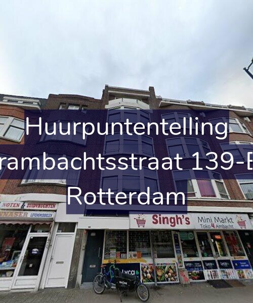 Foto gevel Huurpuntentelling voor Vierambachtsstraat 139-B01, Rotterdam