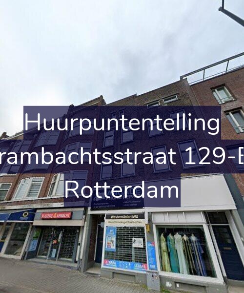 Foto gevel Huurpuntentelling voor Vierambachtsstraat 129-B01, Rotterdam