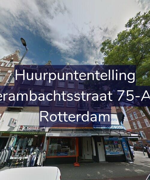 Foto gevel Huurpuntentelling voor Vierambachtsstraat 75-A02, Rotterdam