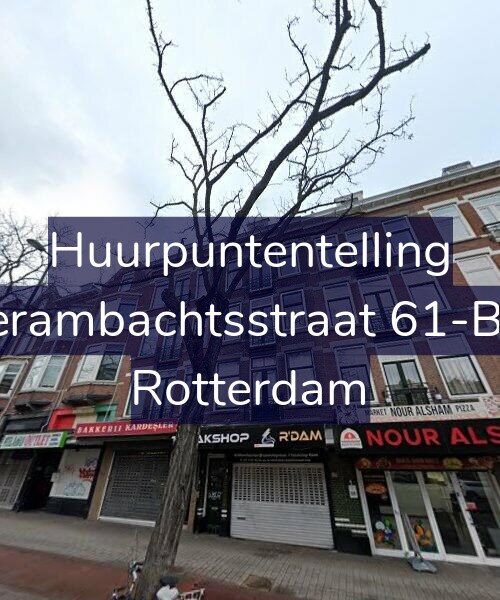 Foto gevel Huurpuntentelling voor Vierambachtsstraat 61-B01, Rotterdam