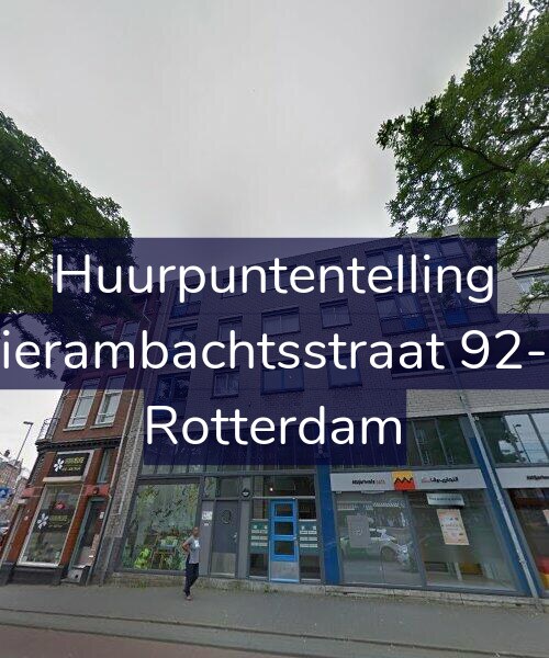 Foto gevel Huurpuntentelling voor Vierambachtsstraat 92-A, Rotterdam