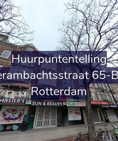 Foto gevel Huurpuntentelling voor Vierambachtsstraat 65-B02, Rotterdam