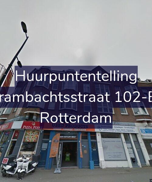 Foto gevel Huurpuntentelling voor Vierambachtsstraat 102-B02, Rotterdam