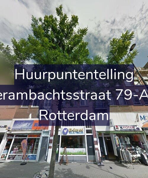 Foto gevel Huurpuntentelling voor Vierambachtsstraat 79-A02, Rotterdam