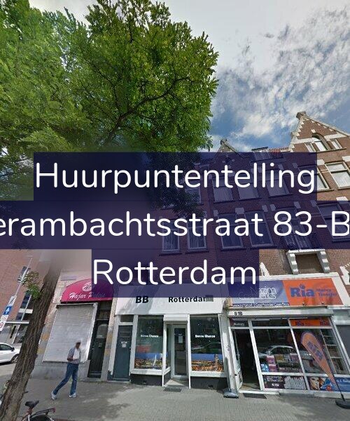 Foto gevel Huurpuntentelling voor Vierambachtsstraat 83-B02, Rotterdam