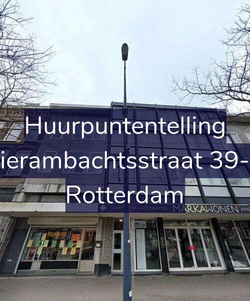 Foto gevel Huurpuntentelling voor Vierambachtsstraat 39-A, Rotterdam