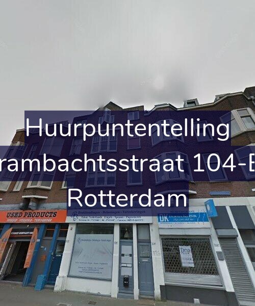 Foto gevel Huurpuntentelling voor Vierambachtsstraat 104-B01, Rotterdam