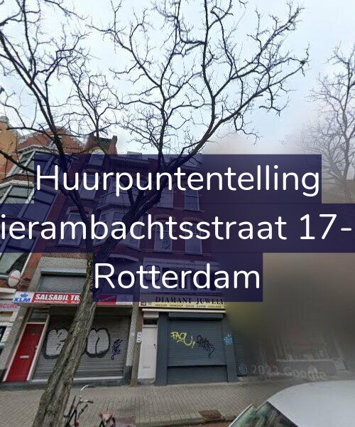 Foto gevel Huurpuntentelling voor Vierambachtsstraat 17-D, Rotterdam