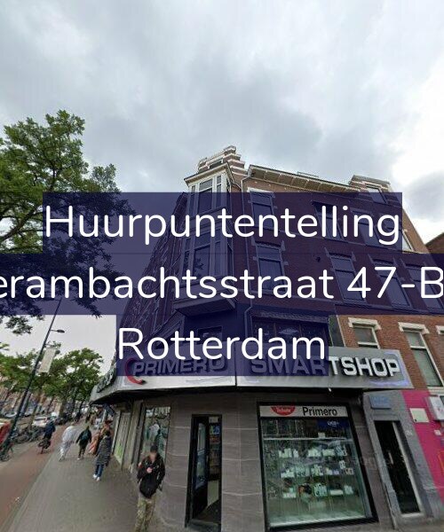 Foto gevel Huurpuntentelling voor Vierambachtsstraat 47-B01, Rotterdam