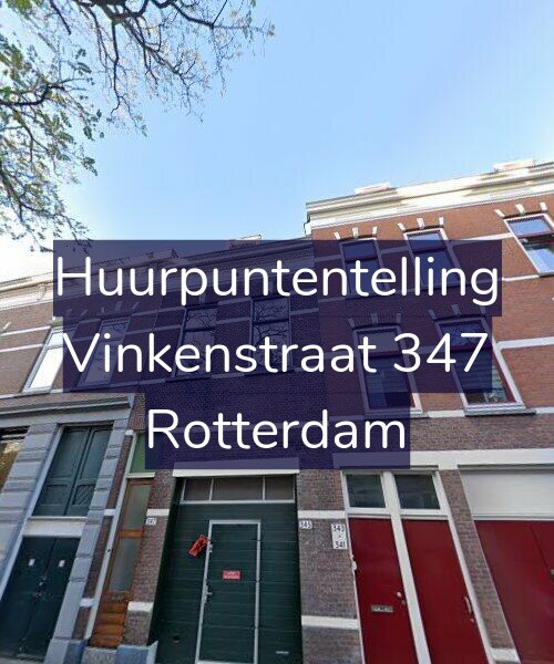 Foto gevel Huurpuntentelling voor Vinkenstraat 347, Rotterdam