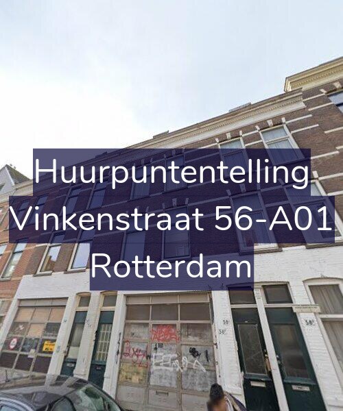 Foto gevel Huurpuntentelling voor Vinkenstraat 56-A01, Rotterdam