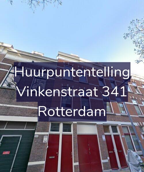 Foto gevel Huurpuntentelling voor Vinkenstraat 341, Rotterdam
