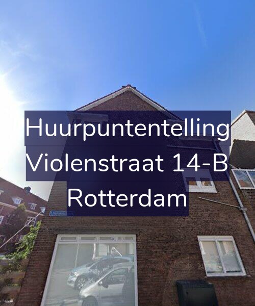 Foto gevel Huurpuntentelling voor Violenstraat 14-B, Rotterdam