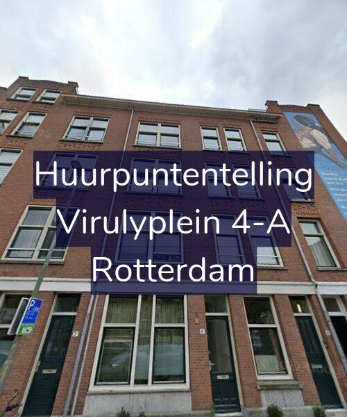 Foto gevel Huurpuntentelling voor Virulyplein 4-A, Rotterdam