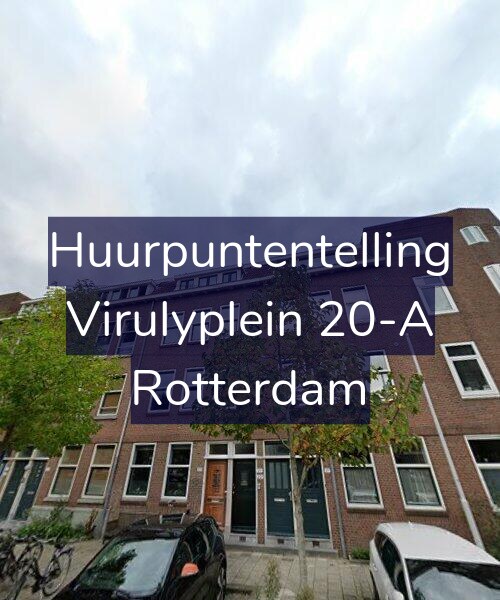 Foto gevel Huurpuntentelling voor Virulyplein 20-A, Rotterdam