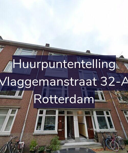 Foto gevel Huurpuntentelling voor Vlaggemanstraat 32-A, Rotterdam