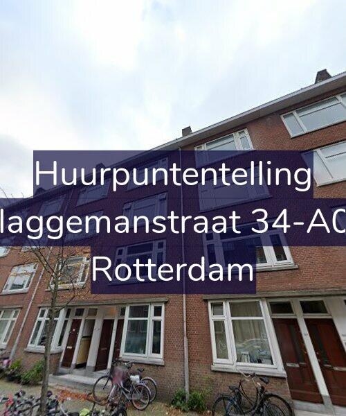 Foto gevel Huurpuntentelling voor Vlaggemanstraat 34-A02, Rotterdam