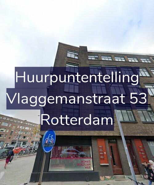 Foto gevel Huurpuntentelling voor Vlaggemanstraat 53, Rotterdam