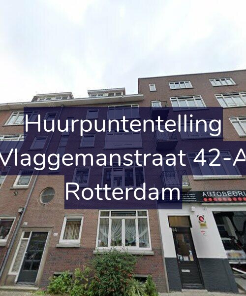 Foto gevel Huurpuntentelling voor Vlaggemanstraat 42-A, Rotterdam