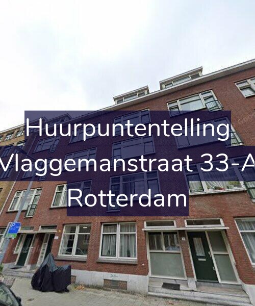 Foto gevel Huurpuntentelling voor Vlaggemanstraat 33-A, Rotterdam
