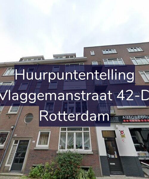 Foto gevel Huurpuntentelling voor Vlaggemanstraat 42-D, Rotterdam