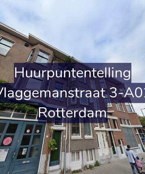 Foto gevel Huurpuntentelling voor Vlaggemanstraat 3-A02, Rotterdam