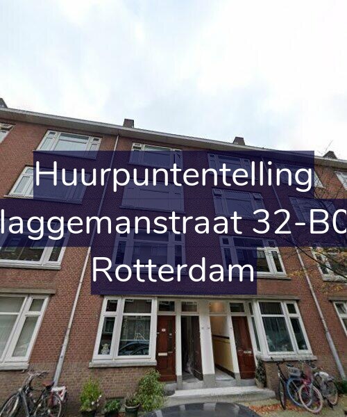 Foto gevel Huurpuntentelling voor Vlaggemanstraat 32-B02, Rotterdam