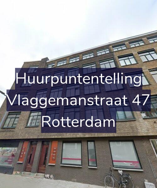Foto gevel Huurpuntentelling voor Vlaggemanstraat 47, Rotterdam