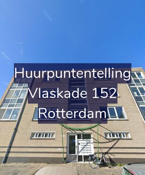 Foto gevel Huurpuntentelling voor Vlaskade 152, Rotterdam