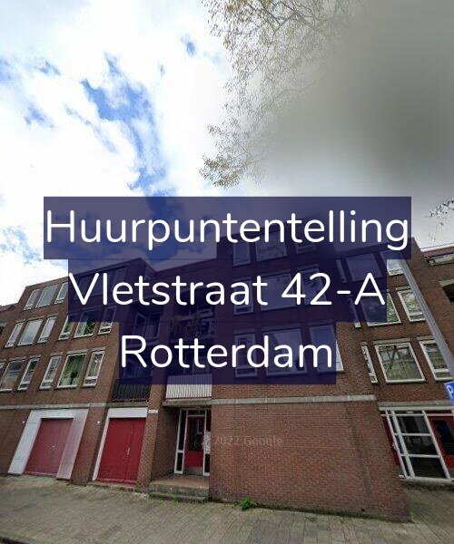 Foto gevel Huurpuntentelling voor Vletstraat 42-A, Rotterdam