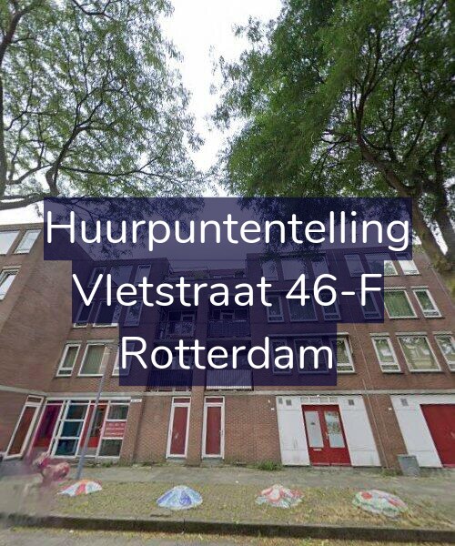Foto gevel Huurpuntentelling voor Vletstraat 46-F, Rotterdam