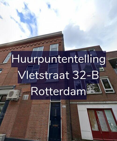 Foto gevel Huurpuntentelling voor Vletstraat 32-B, Rotterdam