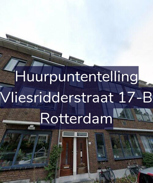 Foto gevel Huurpuntentelling voor Vliesridderstraat 17-B, Rotterdam