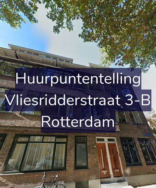 Foto gevel Huurpuntentelling voor Vliesridderstraat 3-B, Rotterdam