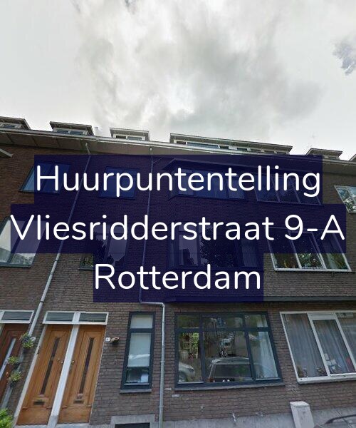 Foto gevel Huurpuntentelling voor Vliesridderstraat 9-A, Rotterdam