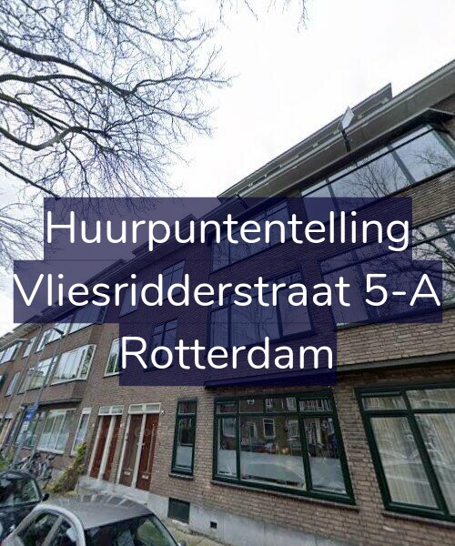 Foto gevel Huurpuntentelling voor Vliesridderstraat 5-A, Rotterdam