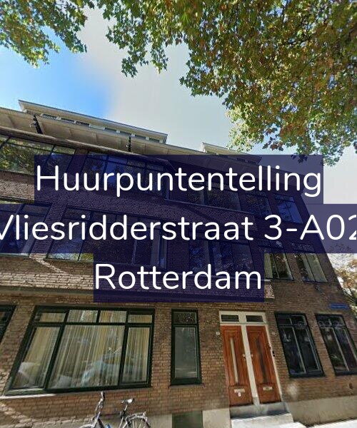 Foto gevel Huurpuntentelling voor Vliesridderstraat 3-A02, Rotterdam