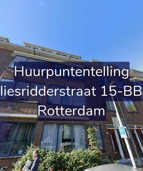 Foto gevel Huurpuntentelling voor Vliesridderstraat 15-BBG, Rotterdam
