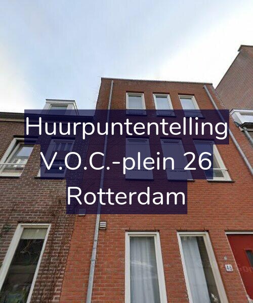 Foto gevel Huurpuntentelling voor V.O.C.-plein 26, Rotterdam