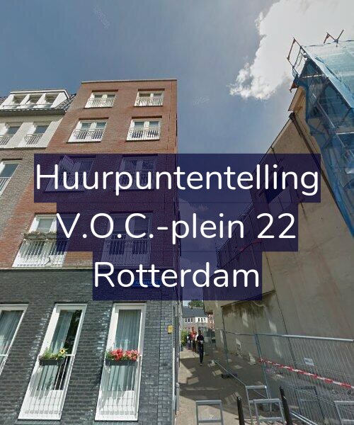 Foto gevel Huurpuntentelling voor V.O.C.-plein 22, Rotterdam