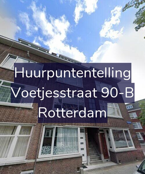 Foto gevel Huurpuntentelling voor Voetjesstraat 90-B, Rotterdam