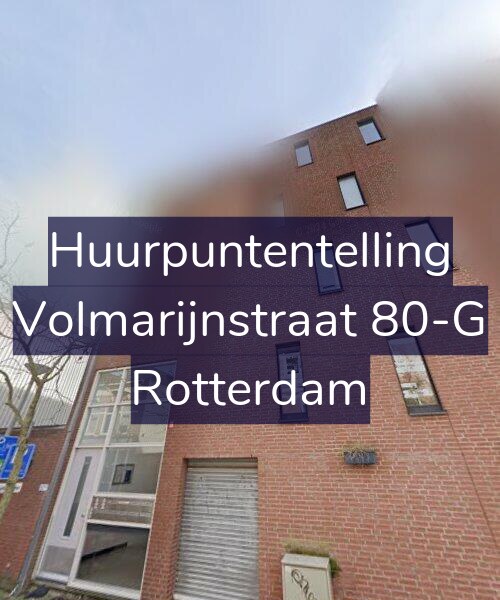 Foto gevel Huurpuntentelling voor Volmarijnstraat 80-G, Rotterdam