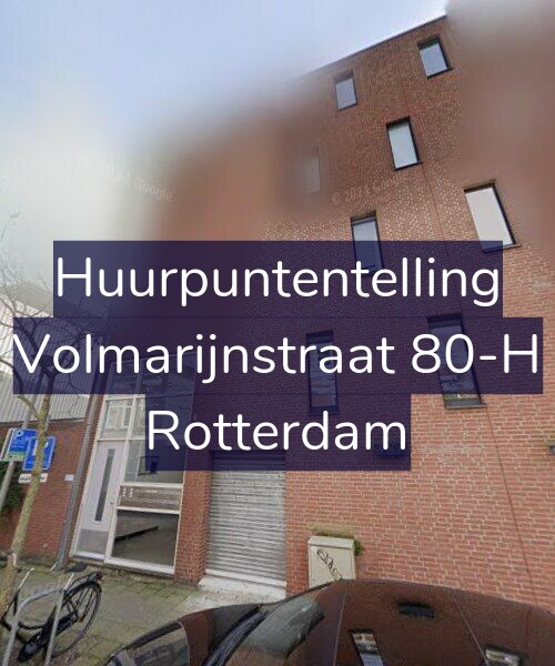 Foto gevel Huurpuntentelling voor Volmarijnstraat 80-H, Rotterdam