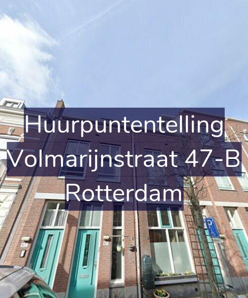 Foto gevel Huurpuntentelling voor Volmarijnstraat 47-B, Rotterdam