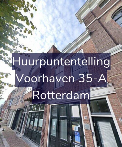 Foto gevel Huurpuntentelling voor Voorhaven 35-A, Rotterdam