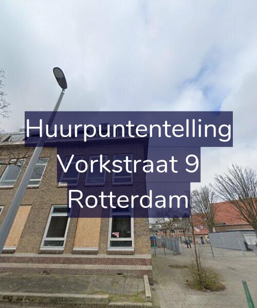 Foto gevel Huurpuntentelling voor Vorkstraat 9, Rotterdam