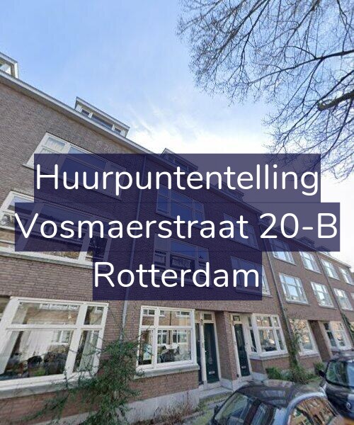 Foto gevel Huurpuntentelling voor Vosmaerstraat 20-B, Rotterdam