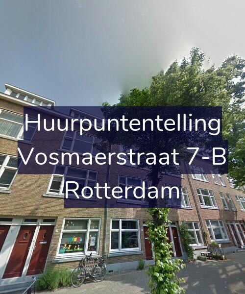 Foto gevel Huurpuntentelling voor Vosmaerstraat 7-B, Rotterdam